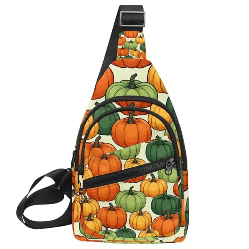 Sac à bandoulière Helloween Pumkins_117 multicolore compact pour le quotidien et les sorties