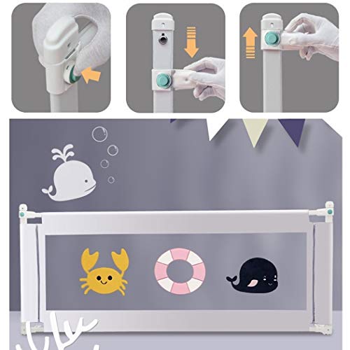 Barrière incassable pour lit King Size avec système de levage vertical - 2