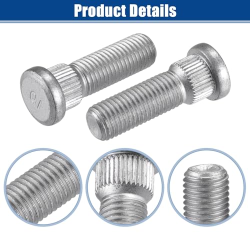 Perno de rueda M12x1.5 compatible con Lexus RC350 y RX300. Kit de tornillería. 6