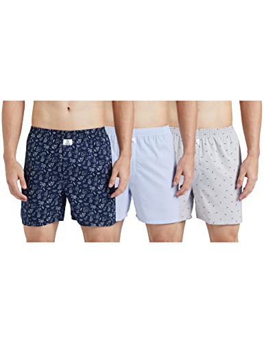 Image of Longies Men's Cotton Printed Regular Boxer Shorts