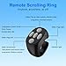 Fingertip Wireless Bluetooth Remote Control, Scrolling Ring Bluetooth Page Turner for Cooking, Yoga, or Running, for Short Video Music, Compatible with iPhone & Android, Pink