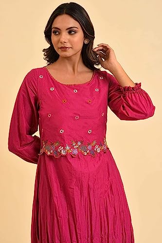 Image of W for Woman Women's Cotton Regular Fit Regular Kurta