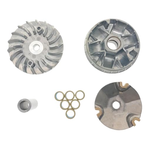 Image of Variator Drive Face Pulley Assembly Compatible with Cruisym 250 300 HD300i ABS Z 300cc Models Replaces OEM 22000-LM7-000 and 22102-XTA-000