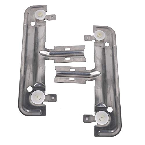 W10712395 Dishwasher Rack Adjuster Kit for Whirlpool & Kenmore Dishwashers- Replace W10250159, W10350375, W10350375, W10712395VP, AP5957560, PS10065979