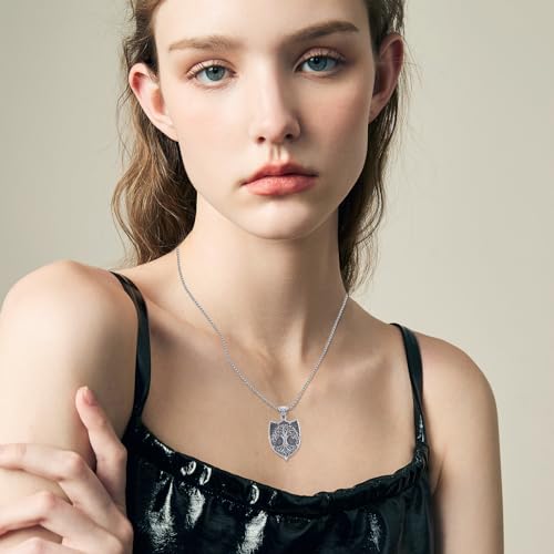 Collier arbre de vie en argent 925 massif et son pendentif celtique finement ciselé