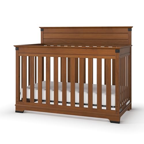 Child Craft Redmond 4-in-1 Convertible Crib, Baby Crib Converts t...