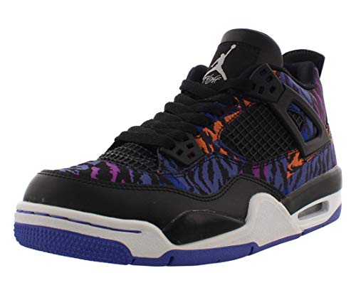 Big Kid's Jordan Retro 4 SE Rush Violet Black/White-Rush Violet (BQ9043 005) - 6