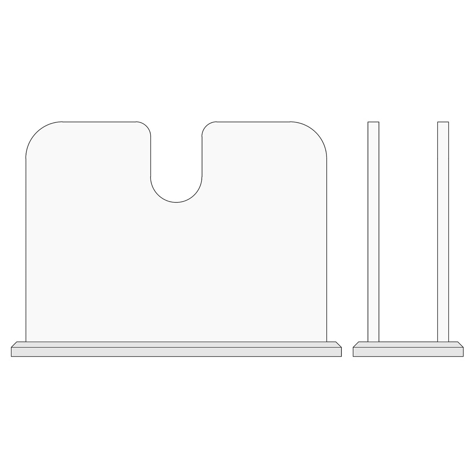 PANGBOER Standing Acrylic Hand Paper Tray Tissue Box Holder Napkin Dispenser Towel Dispenser for Bathroom Organizers Rack
