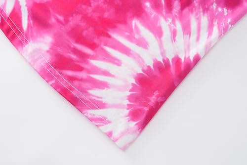 Image of Tie Dye Pajamas for Girls Soft Butterfly Sloth Fall Clothes Big Kids Sleepwear 2-Piece Long Sleeve Set Size 6-16