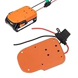Fonctionnement simple : déplacez simplement la batterie dans l'encoche de l'adaptateur pour maintenir la batterie en place sans tomber. Si vous souhaitez retirer l'adaptateur de la batterie, appuyez sur la boucle de la batterie et retirez-la