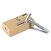 VIKINGS BLADE Safety Razor for Women, Easy, Quick Release Head, Double Edge. Smooth, Reusable, Recyclable (Model: Chrome)