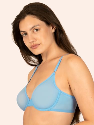 Image of Smart & Sexy Women's Sheer Mesh Demi Underwire Bra - See Through Bras