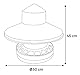 Flamingo FUTTERAUTOMAT Clara Metall REGENHAUBE GRAU 10KG 50x50x45CM