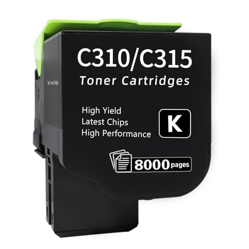 Cartouche toner noir C310 C315 compatible Xerox 006R04364 haute autonomie 8000p
