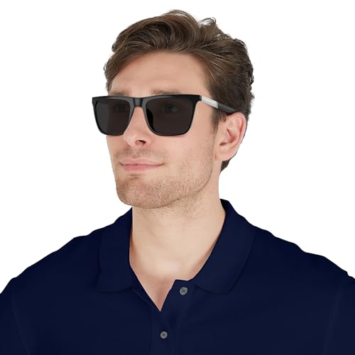 Image of Brooks Brothers mens Bb5055u Universal Fit Square Sunglasses
