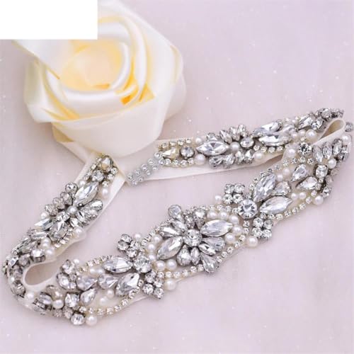 Bridal Belt Rhinestones Wedding Dress Women For Evening Party Dress Accessories2