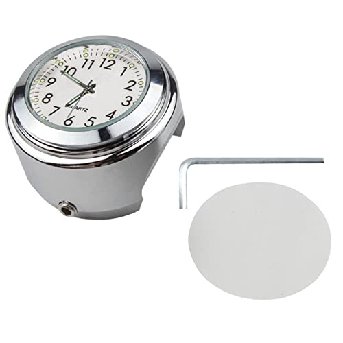Horloge de guidon de moto 22 mm 25 mm pour Harley