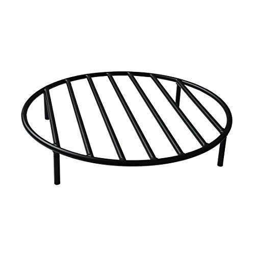 onlyfire Round Fire Pit Grate with 4 Legs for Outdoor Campfire Grill Cooking