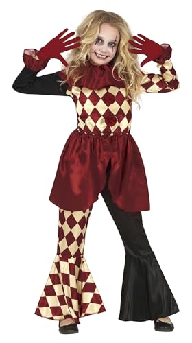 Costume da Clown Horror per 10-12 Anni bambina