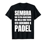 Padel Paddle Scritta Spiritosa