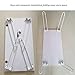 WZDXBQD 16.5 Inch Folding Hairpin Legs,Metal Folding Table Legs Heavy Duty DIY Furniture Legs with Mounting Screws (4, White)