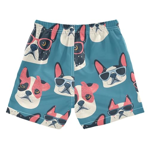 senya Dogs Hipster Boys Swim Trunks Toddler Shorts Swimwear Boardshorts2