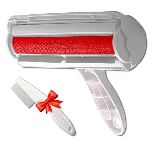 Pet Hair Remover and Reusable -Lint Roller for Pet Hair - Cat and Dog Hair Remover for Couch, Furniture, Carpet, Car Seat, Reusable Roller (Bonus Mini Hair Comb)