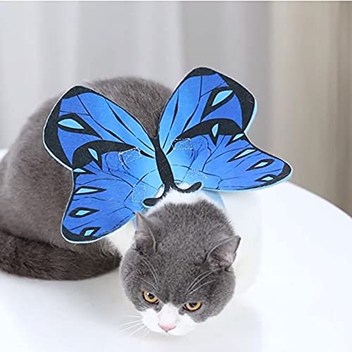 Cat Canine Butterfly Costume Wings for Halloween Celebration Ornament, Halloween Canine Cat Costume, Pet Cat Gown Up Equipment - Image 5
