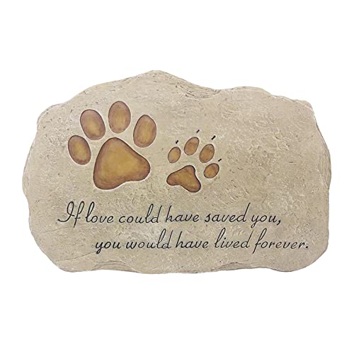 Piedra conmemorativa para mascotas con diseño impermeable 2