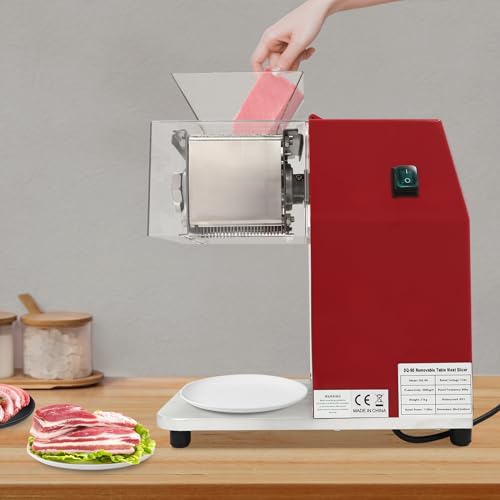 Máquina eléctrica para cortar carne 1100W acero inoxidable miniatura 5
