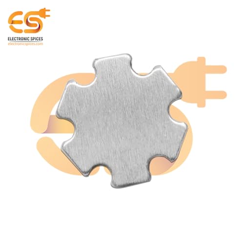 Image of Electronic Spices 3W COB LED Cool White 3V-5V High Brightness LED Chip for DIY Electronics & Light Projects Pack of 5