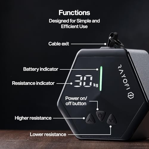 Image of GO-Tone Portable Cable Gym, 7-66LB Adjustable Resistance Band, App & Bluetooth Connection, Multifunctional Fitness Equipment, Suitable for Home & Travel