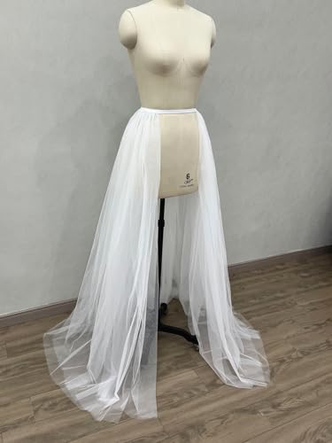 49" Long Tulle Skirt Women with Stretchy Waistband2