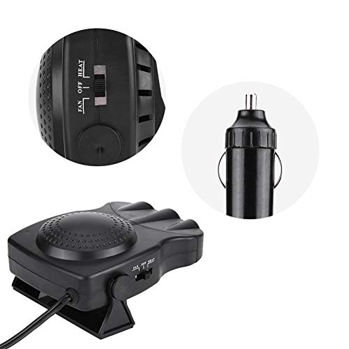 image for Aramox 12V 150W 2 in 1 Car Vehicle Heater Heating Cool Fan Windscreen 