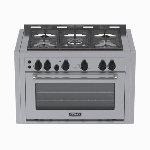 Fogao de Embutir 5 Bocas Venax Temis Inox Gas GLP 220 V