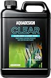 Aqua Design CLEAR 2500ml Aquarium Water Clarifier - Leaves Water Crystal Clear - Green & Cloudy Water Treatment - Treats 12,500L