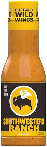 Buffalo Wild Wings Southwestern Ranch Sauce, 12 fl. oz., Made with Buttermilk and Chipotle Peppers,...