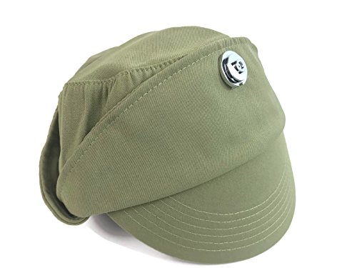 Star Wars Imperial Officer Cap Hat Wear Costume Black Grey Green Color/Size (XL, Green)