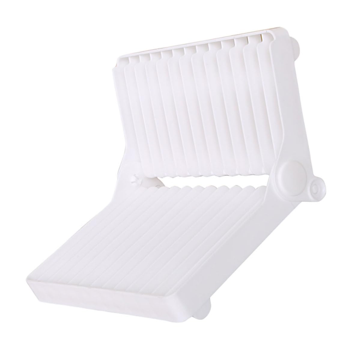SOLUSTRE 2 Gestelle Küchenzubehör über dem Abtropfgestell der Spüle Lagerung Kitchen Shelf Stand Kitchen Utensil Holder Abtropfgestell für Geschirr Schüsselgestell Plastik Weiß