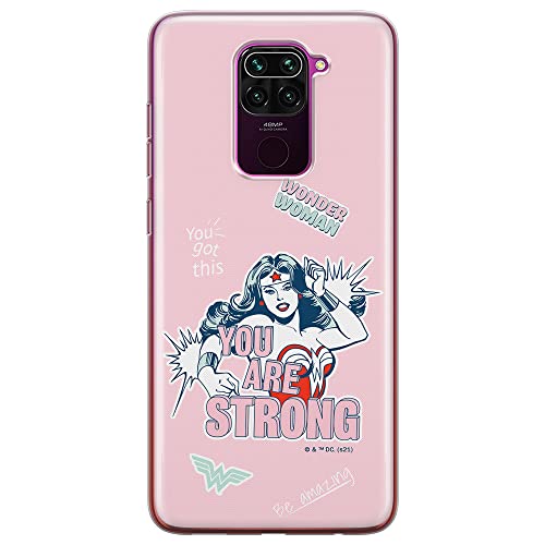 ERT GROUP mobile phone case for Xiaomi REDMI NOTE 9 original and officially Licensed DC pattern Wonder Woman 025 optimally adapted to the shape of the mobile phone