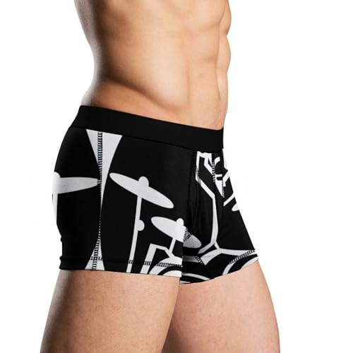 Drummer Men's Underwear, Breathable & Stretch Underwear, Moisture-Wicking Boxer Briefs for Men4