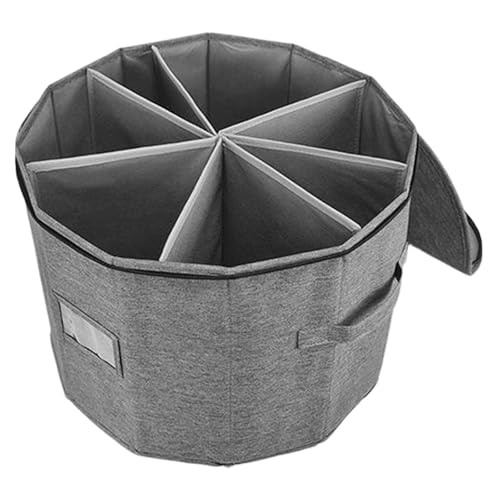 MotiveTech Cesta Giratoria para Zapatos con 8 Compartimentos, Accesorio Que Ahorra Espacio, Multifuncional, Gris, 43 X 34 Cm, Plegable