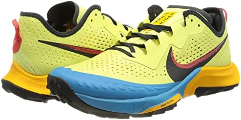 NIKE Men's AIR Zoom Terra Kiger 7 Running Shoe, Multicolor Limelight Off Noir Laser Blue Dk Sulfur Chile Red, 7.5 | Image 6