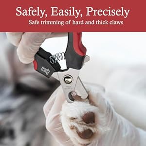 Epica professional dog nail clipper dog nail clippers for large dog easy and safe dog grooming clippers cat claw trimmer with safety guard large  urban country home decor