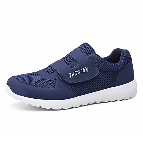 Image of LEADER SHOW Men's Casual Comfort Walking Shoes Ultralight Flats Non-Slip Hook & Loop Fashion Sneakers