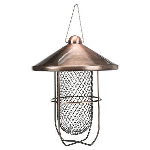 Trixie 55653 Feeder with Protective Grille Metal 500 ml/Diameter 19 x 26 cm Copper