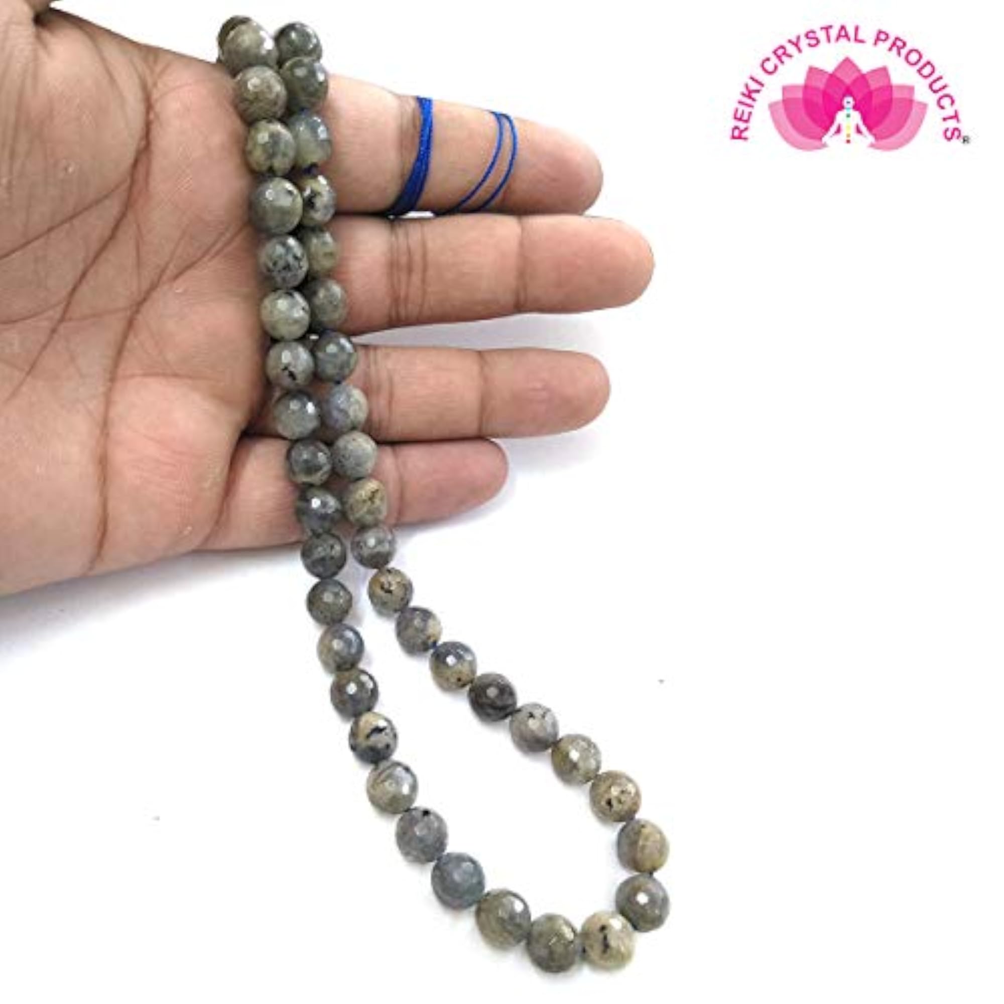 Labradorite 8mm Faceted Loose Stone Beads