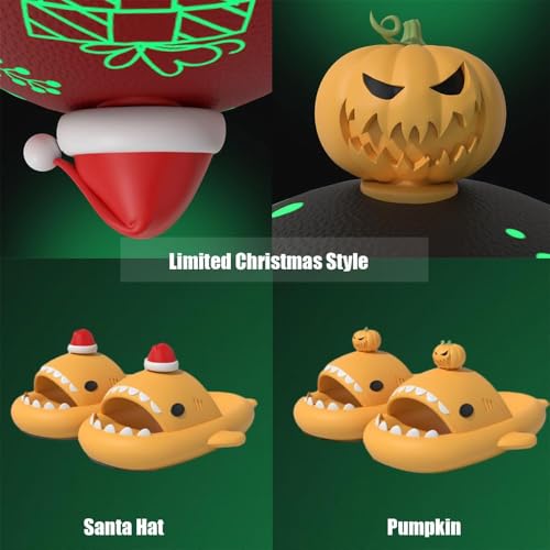 Shark Slides Fins Ice Cream Cone, 2Pair Cloud Shark Slipper Top Decoration Accessories With 3D Funny Fins Ice Cream Cone4