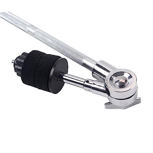 Levemolo Drum Clamp Holder Heavy-duty Percussion Replacement Clip para Montaje Seguro de Batería y Platillo Acabado Duradero Plateado miniatura 5