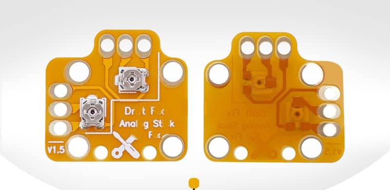 Image of 2 x Analog Stick Drift Fix Mod Handle Rocker Adjusting Plate Game Handle Joystick Drift Repair Board for PS4 PS5 Xbox One Xbox Series X S Controller (Orange)